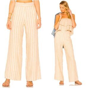 Revolve Tularosa Marley wide leg linen cotton pant summer beach XL